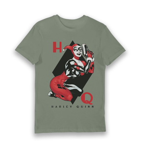 Khaki Printed T-shirt Front