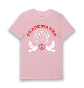 Pink Printed T-shirt Front