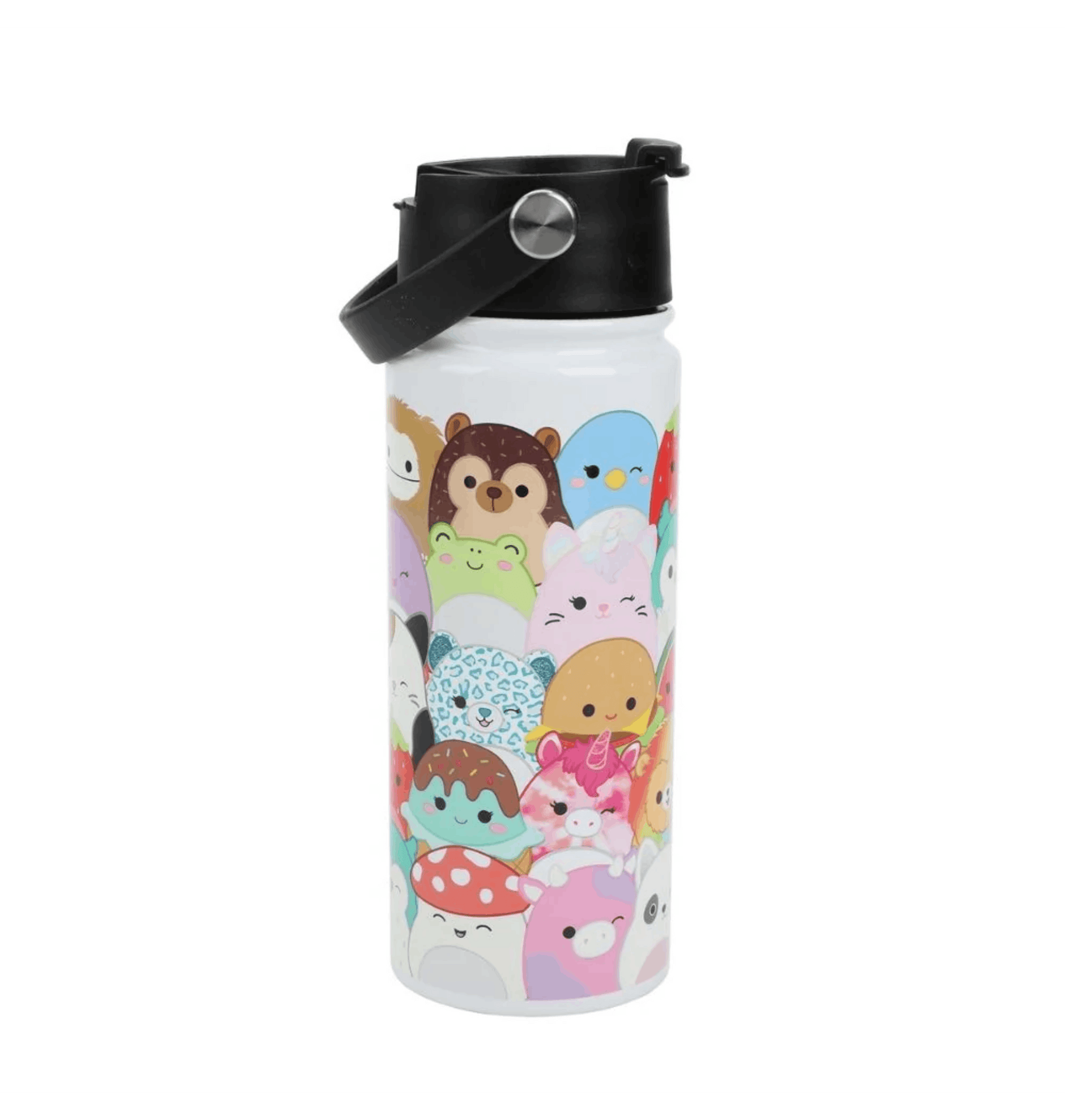 white Water Bottle Front