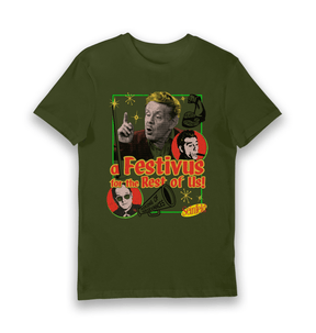 Forest Green Printed T-shirt Front