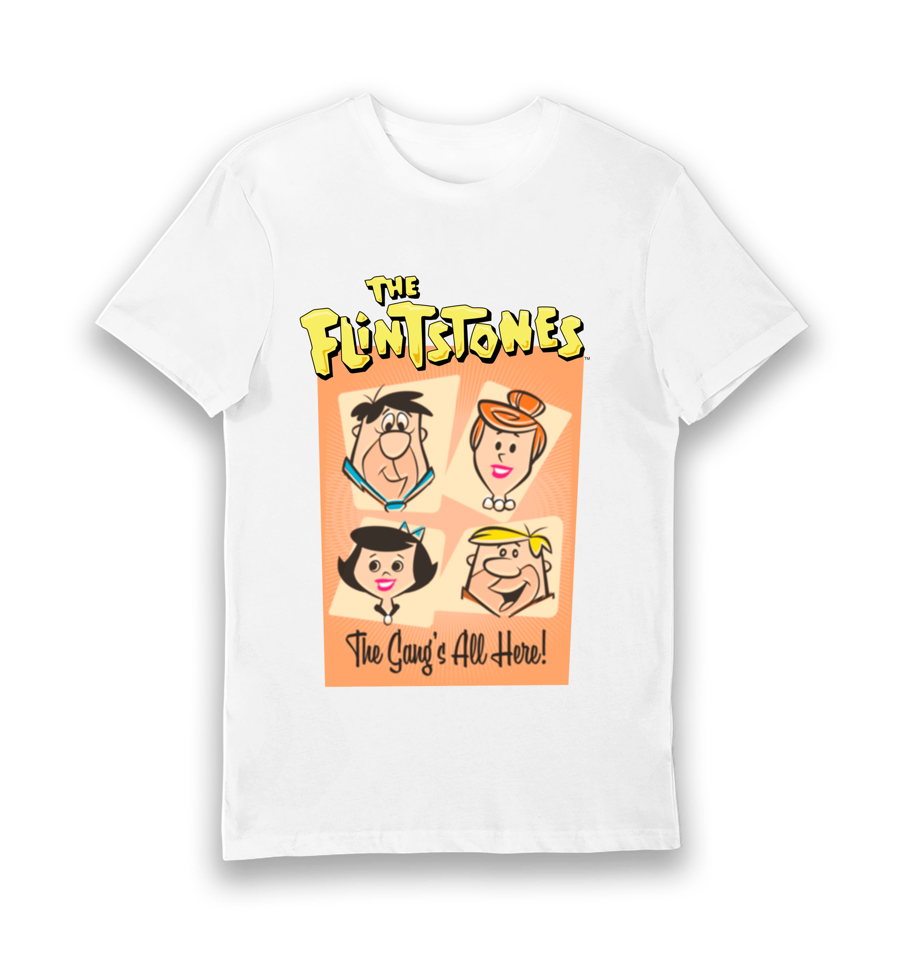 White Printed T-shirt Front
