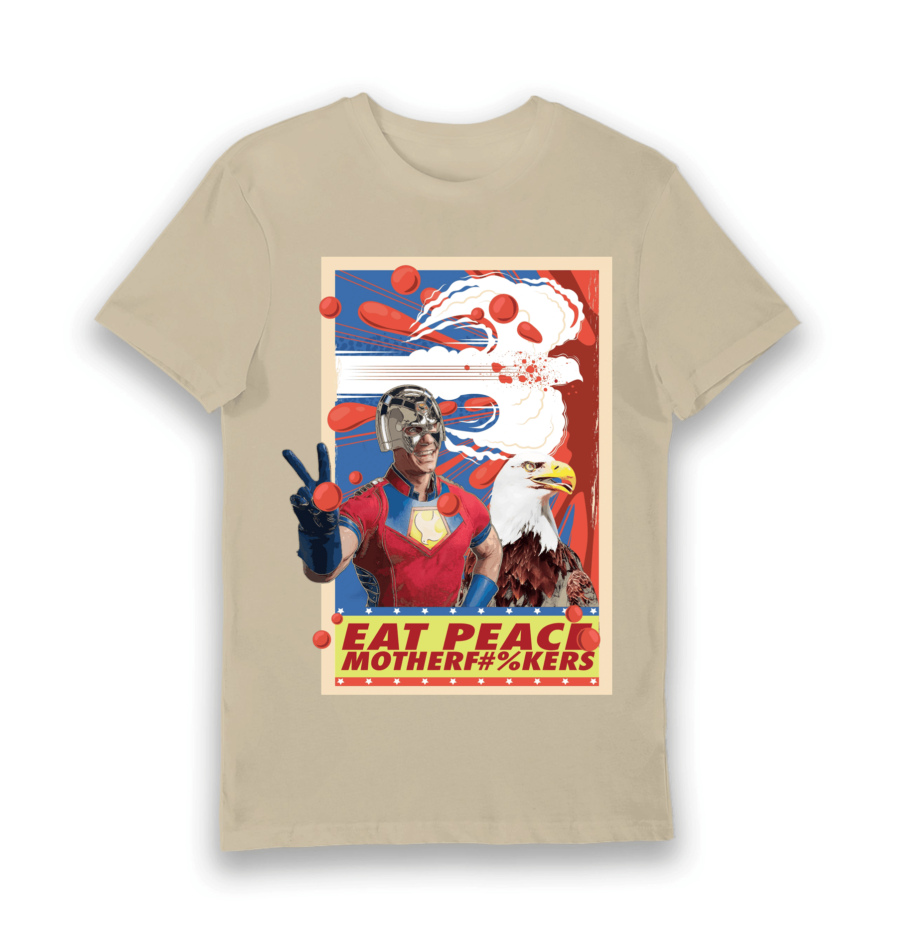 Sand Printed T-shirt Front