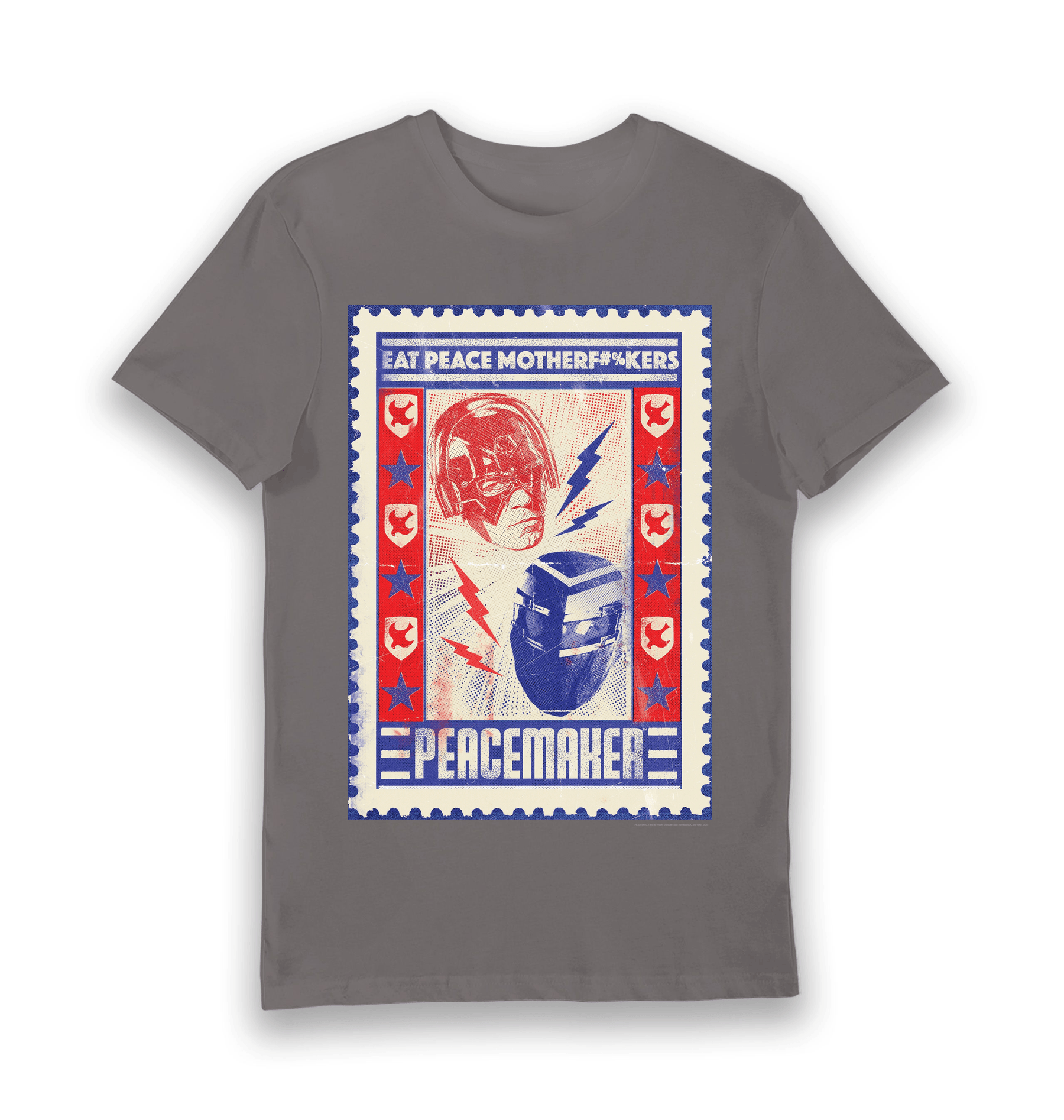 Charcoal Printed T-shirt Front