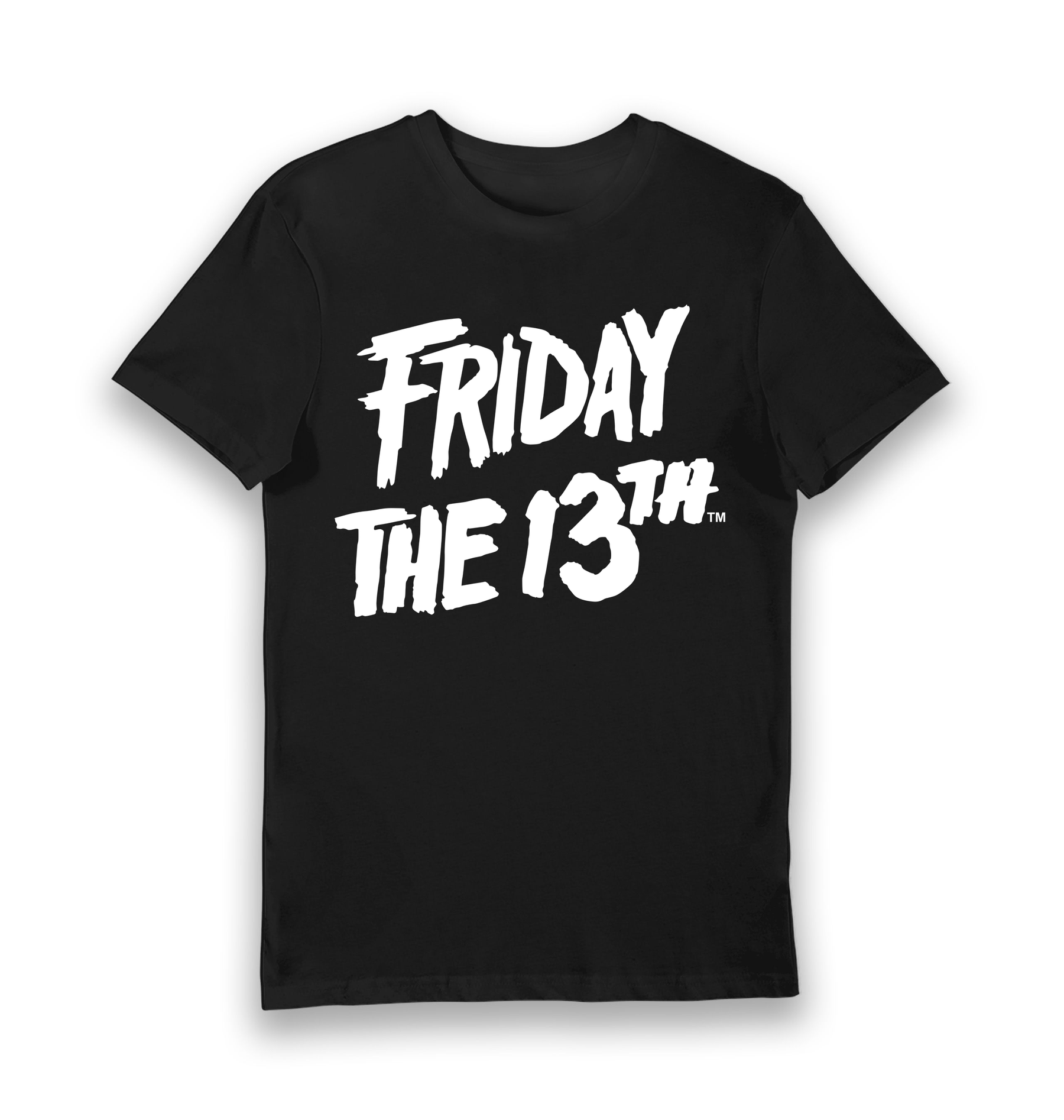 Black Printed T-shirt Front