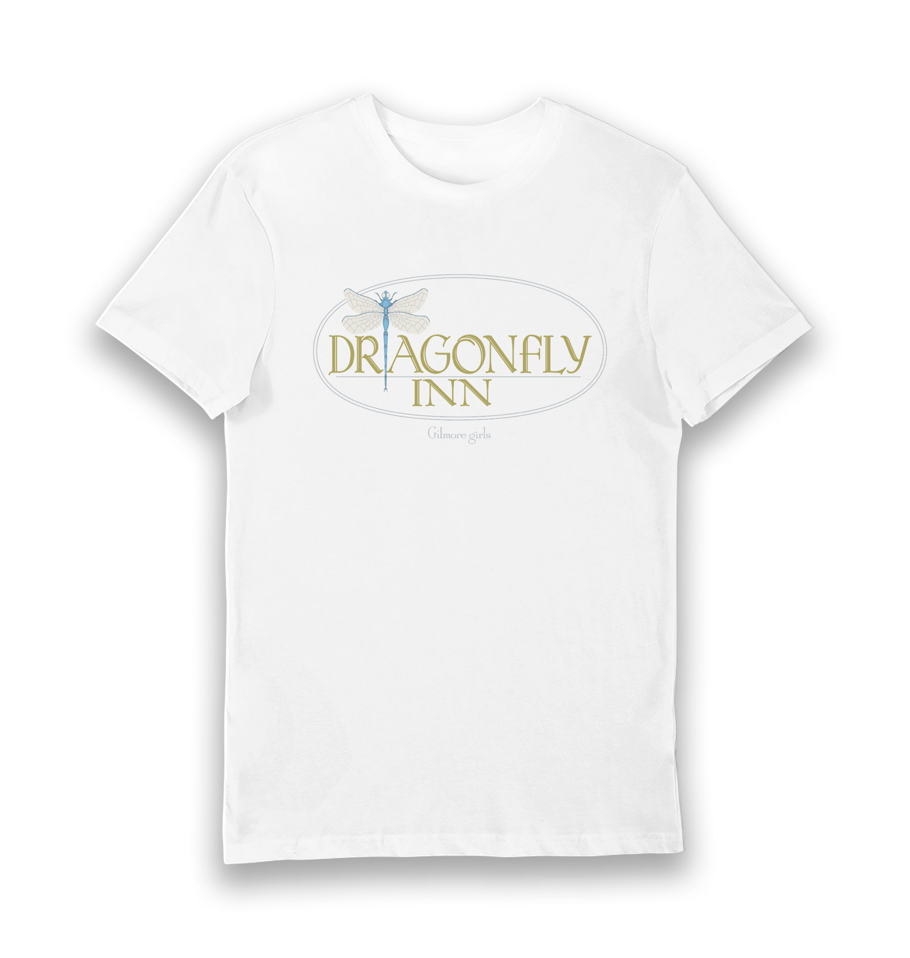 White Printed T-shirt Front