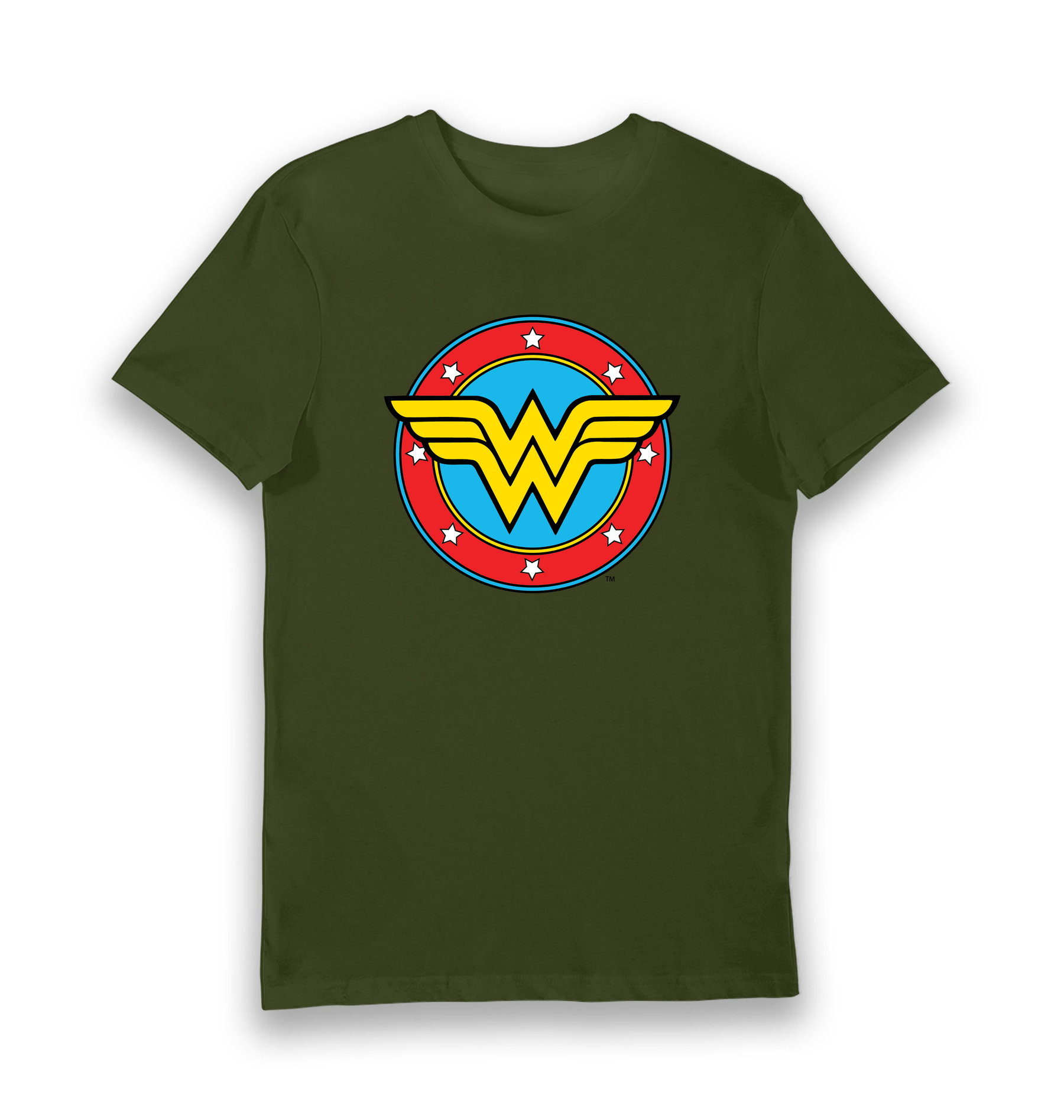 Forest Green Printed T-shirt Front