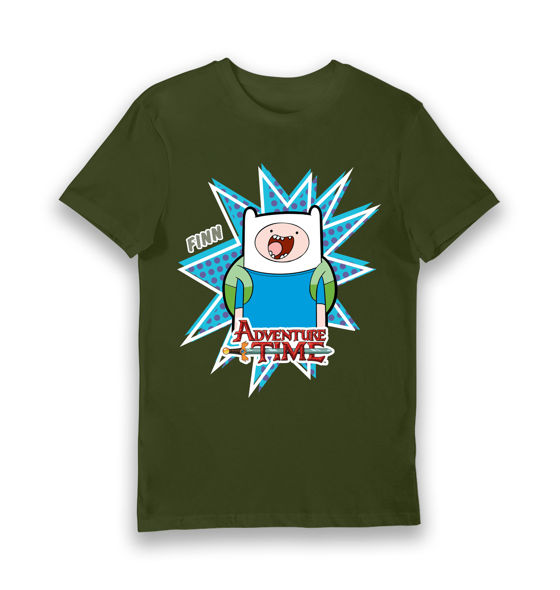 Forest Green Printed T-shirt Front