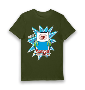 Forest Green Printed T-shirt Front