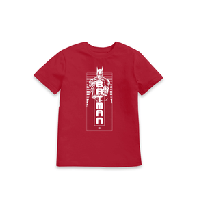 Red Printed Kids T-Shirt Front