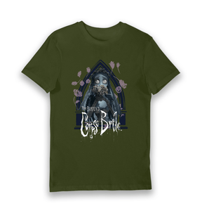 Forest Green Printed T-shirt Front