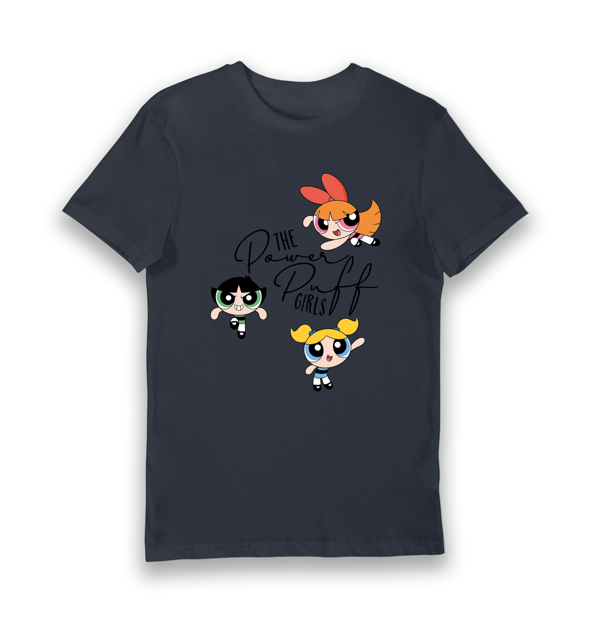 Navy Printed T-shirt Front