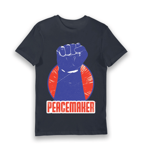 Navy Printed T-shirt Front