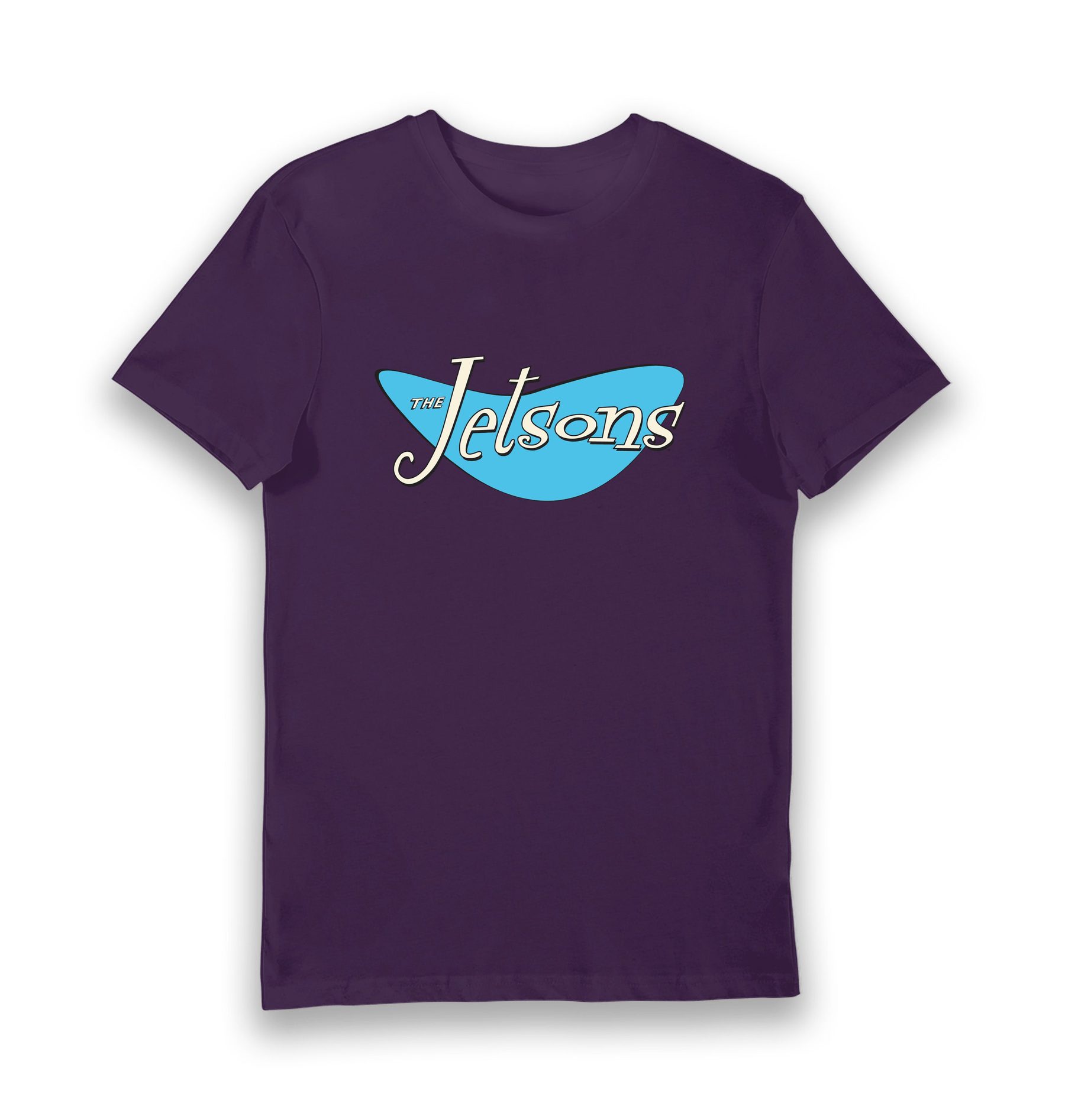 Purple Printed T-shirt Front