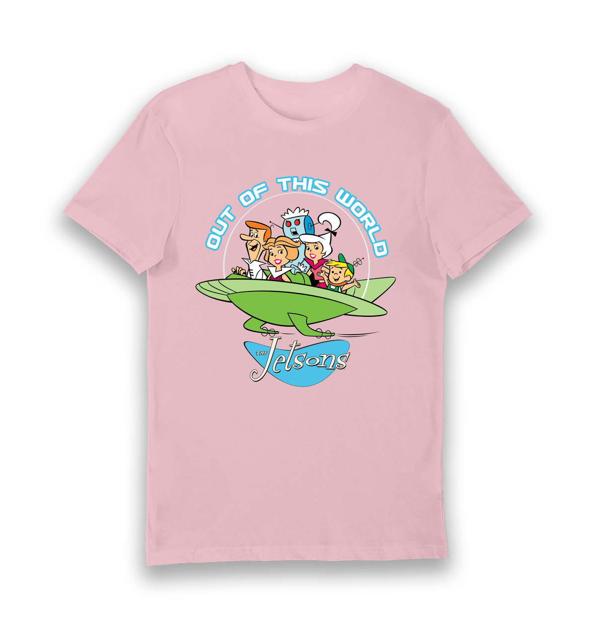 Pink Printed T-shirt Front