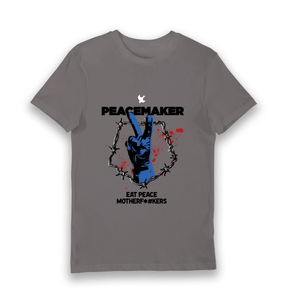 Charcoal Printed T-shirt Front