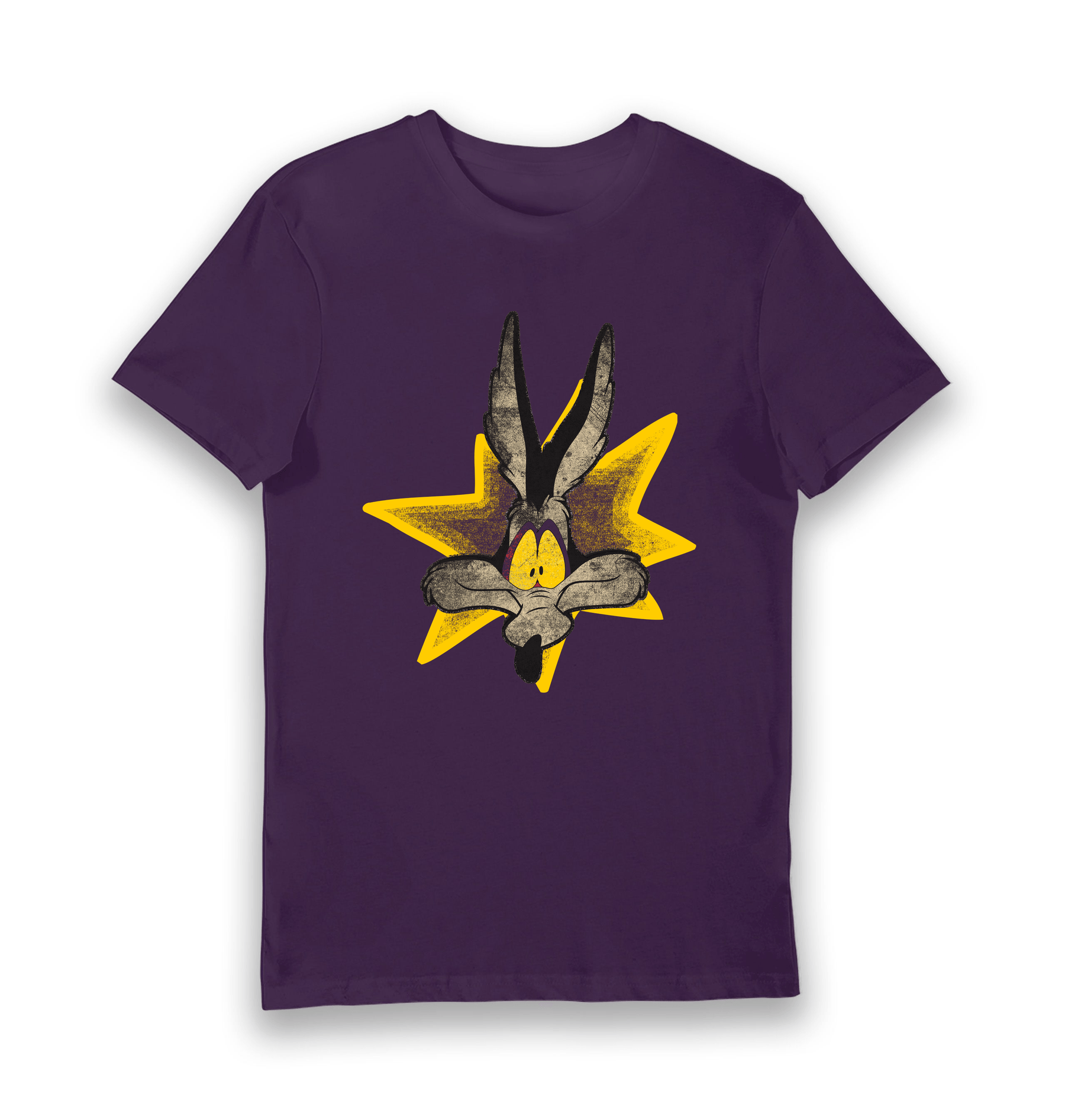 Purple Printed T-shirt Front