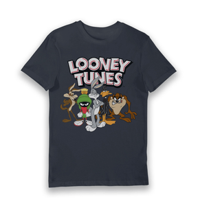 Navy Printed T-shirt Front
