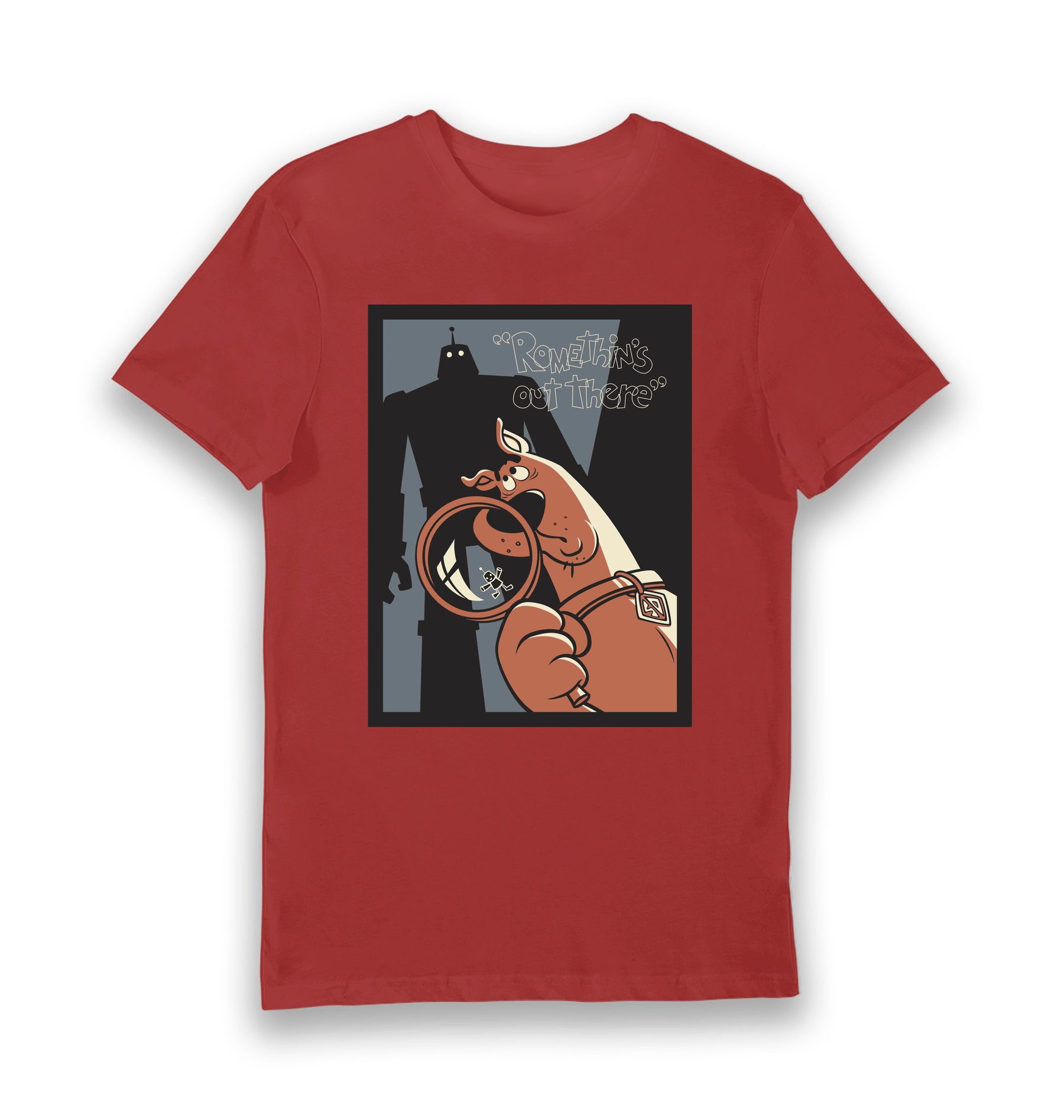 Red Printed T-shirt Front