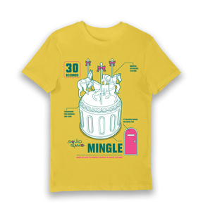 Yellow Printed T-shirt Front