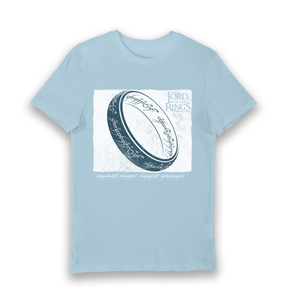 Light Blue Printed T-shirt Front
