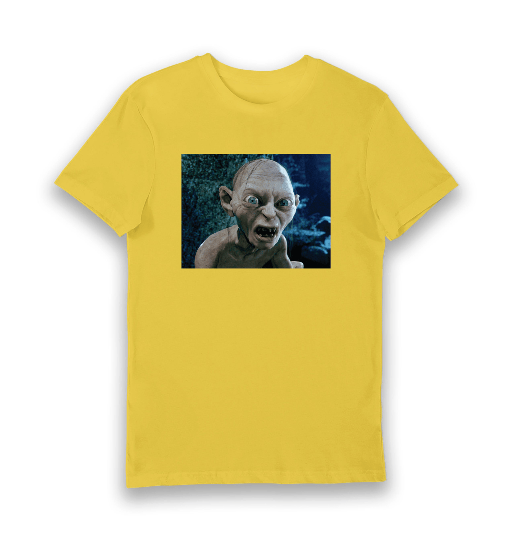 Yellow Printed T-shirt Front