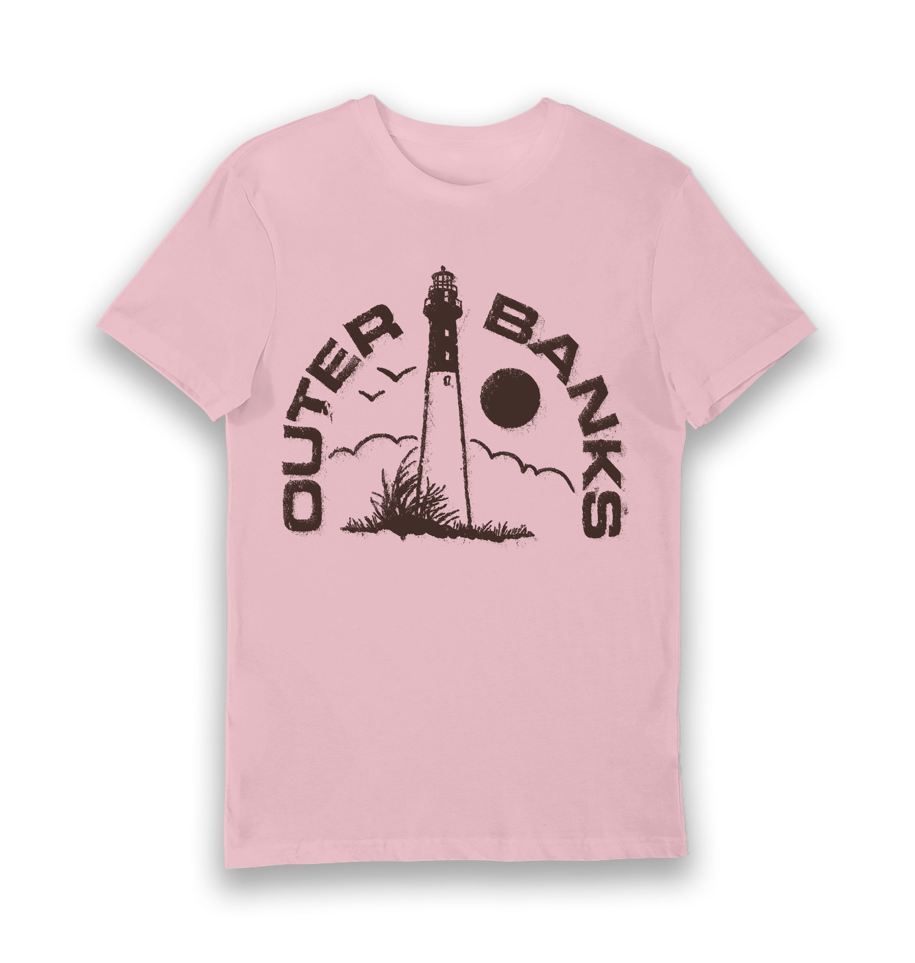 Pink Printed T-shirt Front