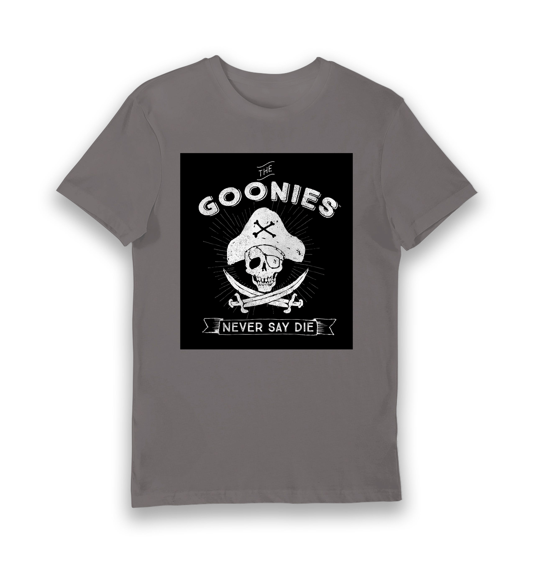 Charcoal Printed T-shirt Front