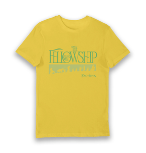 Yellow Printed T-shirt Front