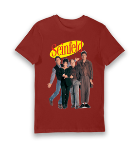 Brick Red Printed T-shirt Front