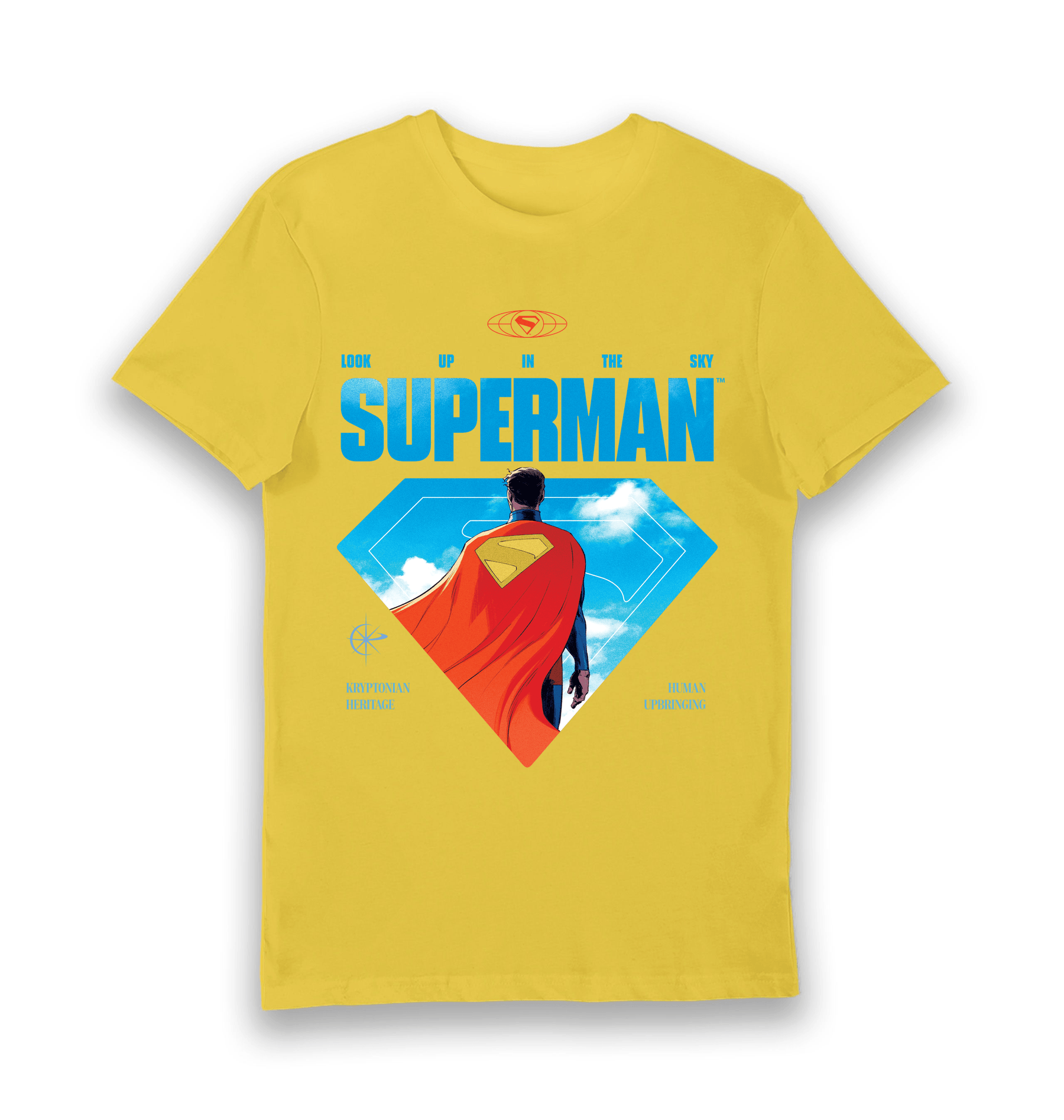 Yellow Printed T-shirt Front