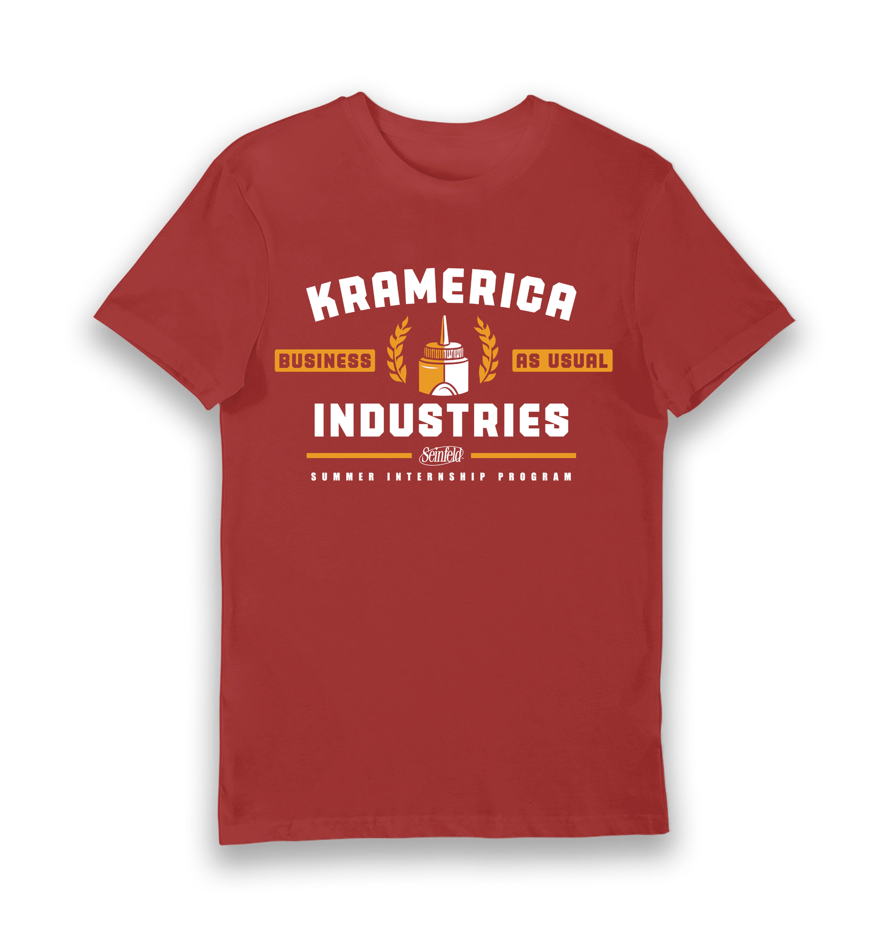 Red Printed T-shirt Front