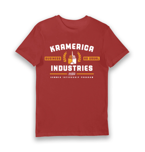 Red Printed T-shirt Front