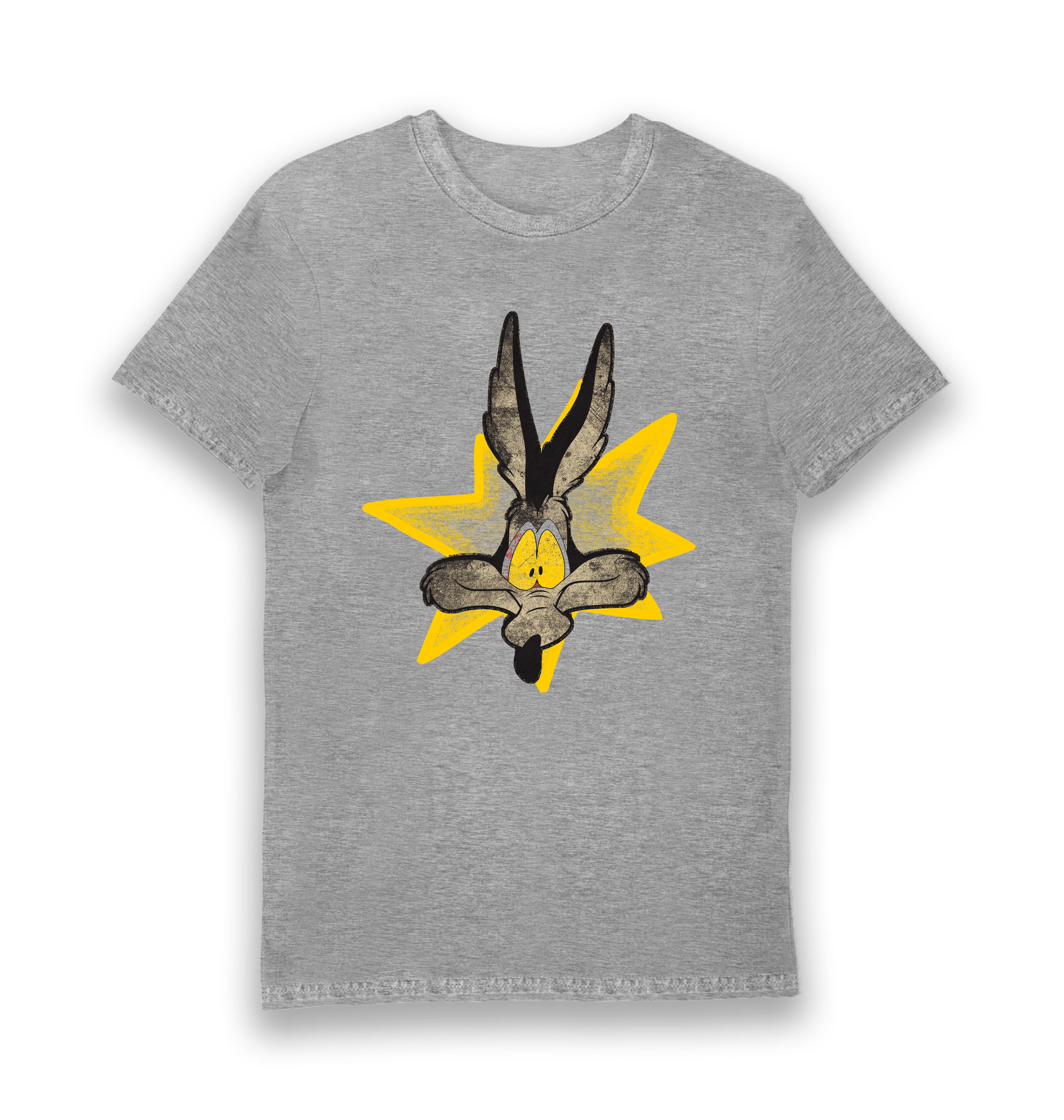 Sports Grey Printed T-shirt Front