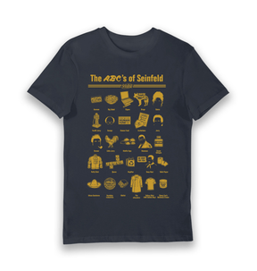 Navy Printed T-shirt Front