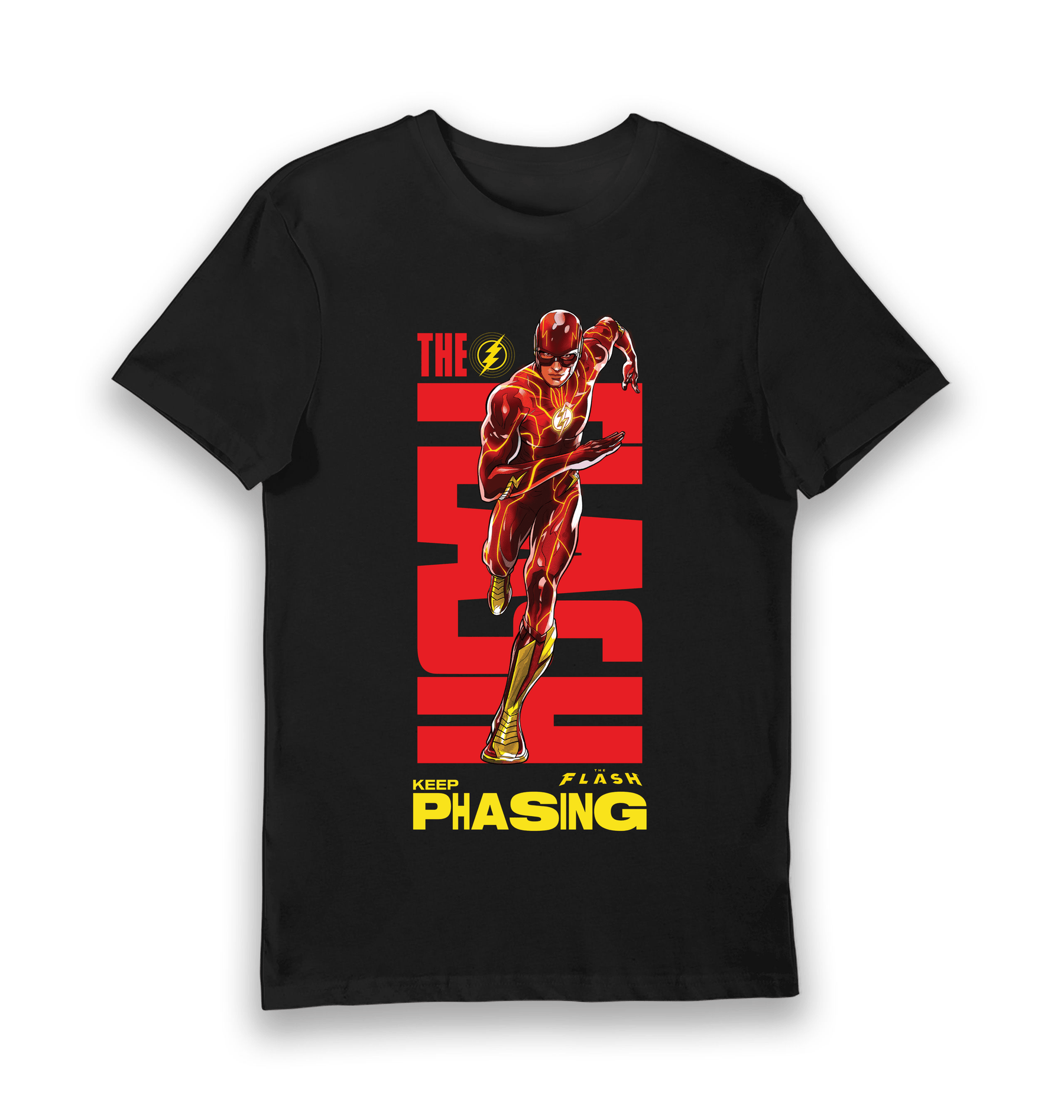 Black Printed T-shirt Front
