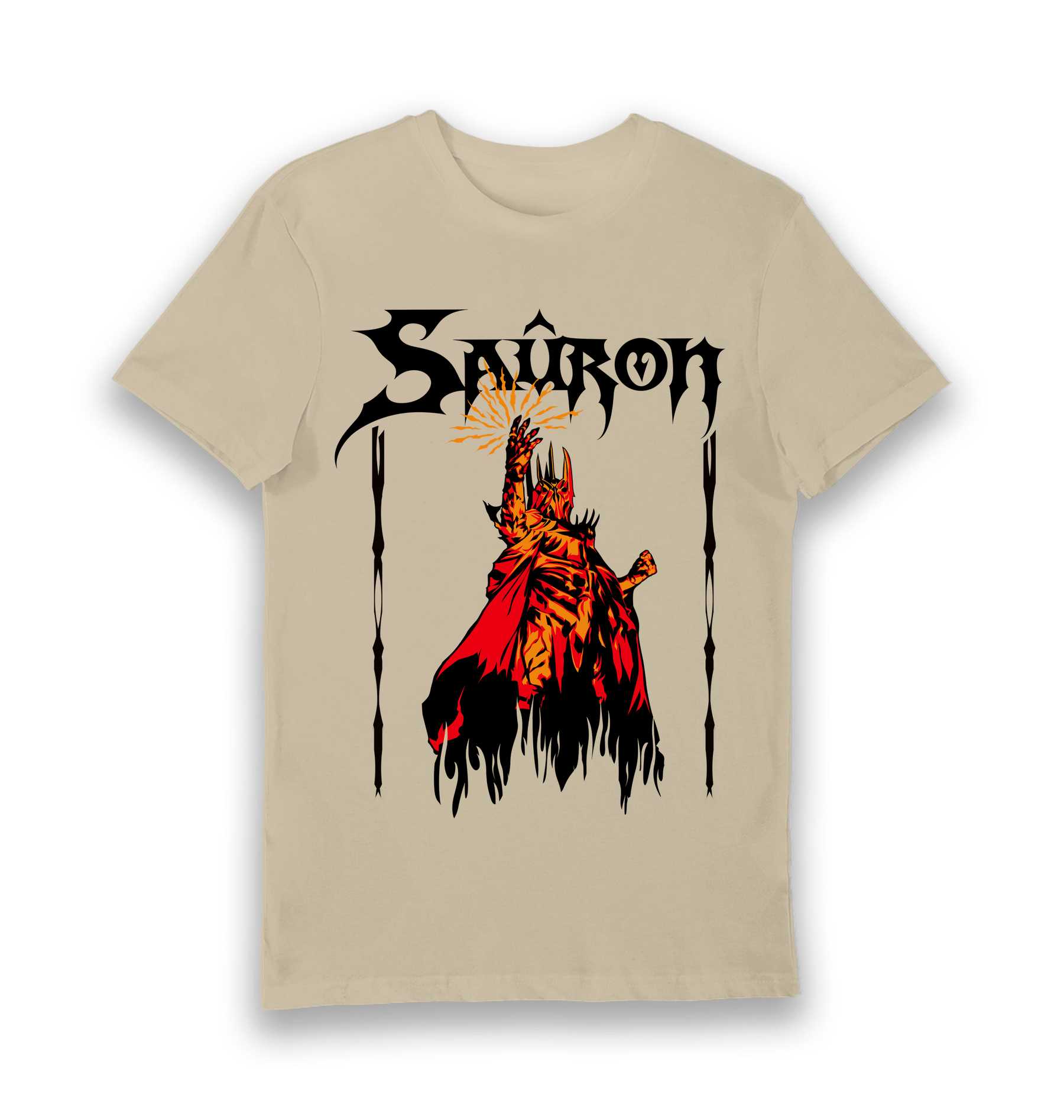 Sand Printed T-shirt Front