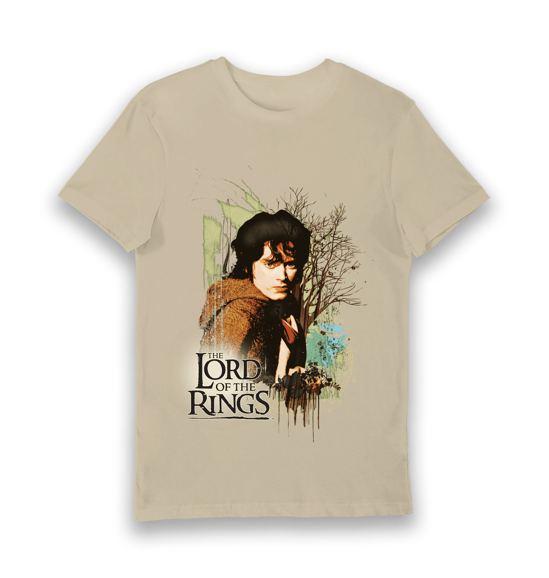 Sand Printed T-shirt Front