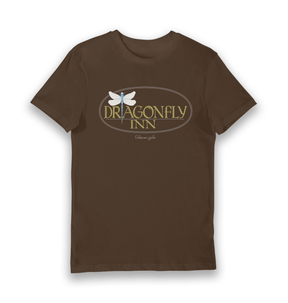 Brown Printed T-shirt Front