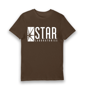 Brown Printed T-shirt Front