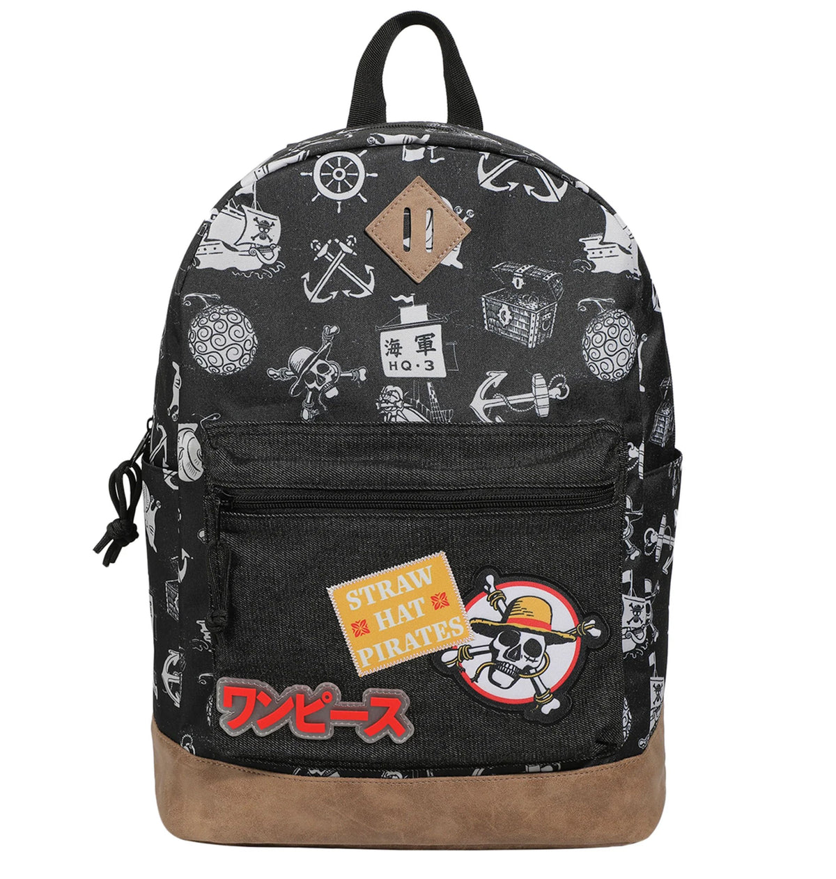 black Backpacks Front