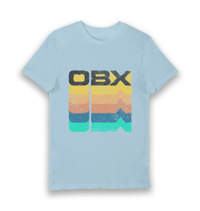 Light Blue Printed T-shirt Front