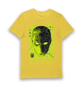 Yellow Printed T-shirt Front