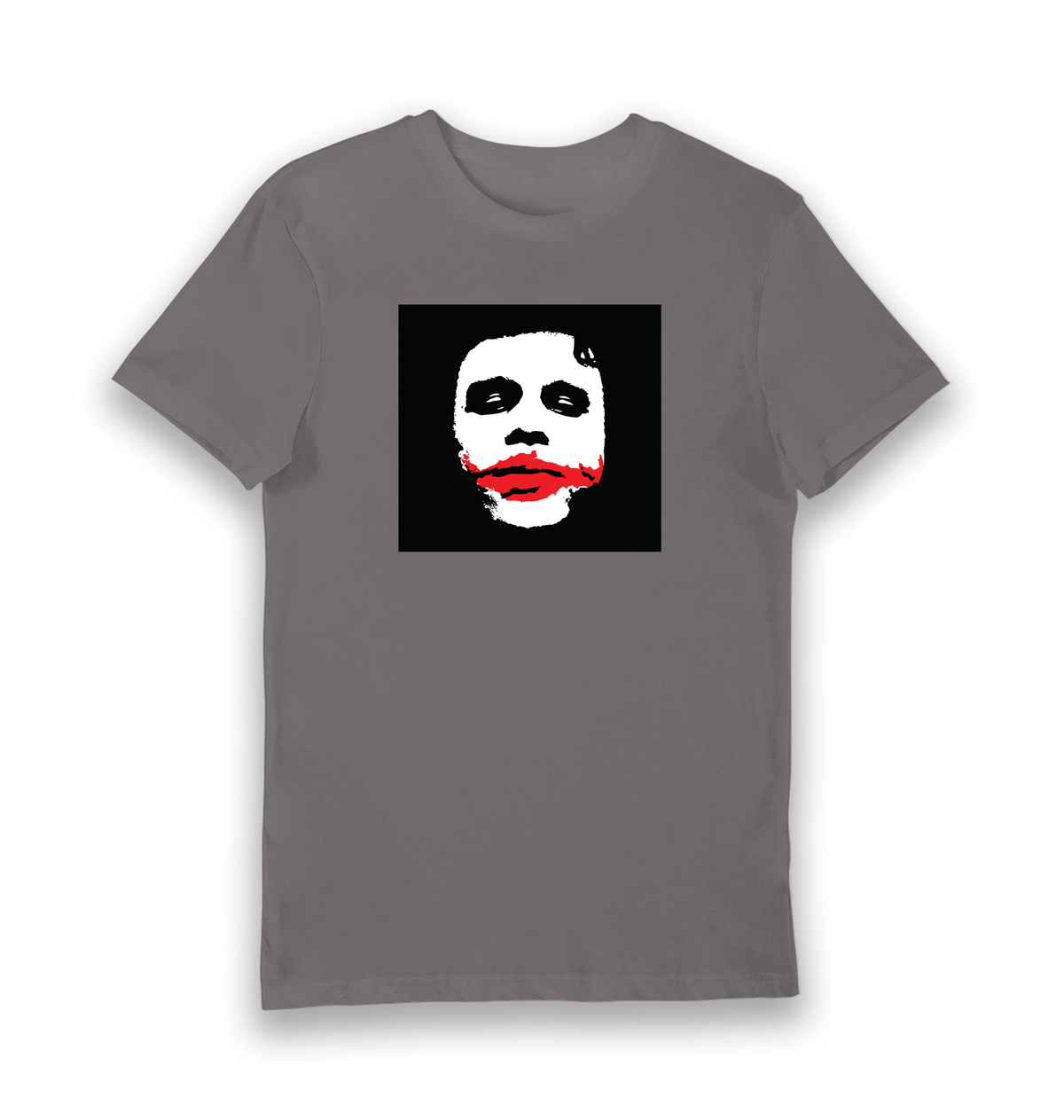 Charcoal Printed T-shirt Front