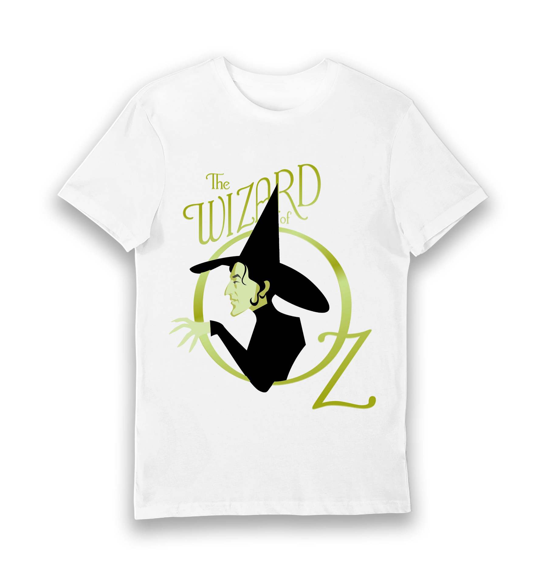 White Printed T-shirt Front