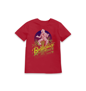 Red Printed Kids T-Shirt Front