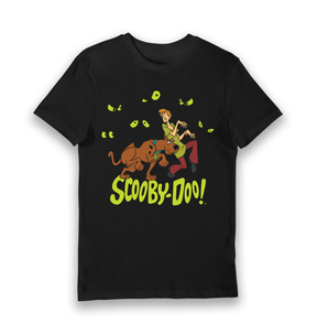 Black Printed T-shirt Front
