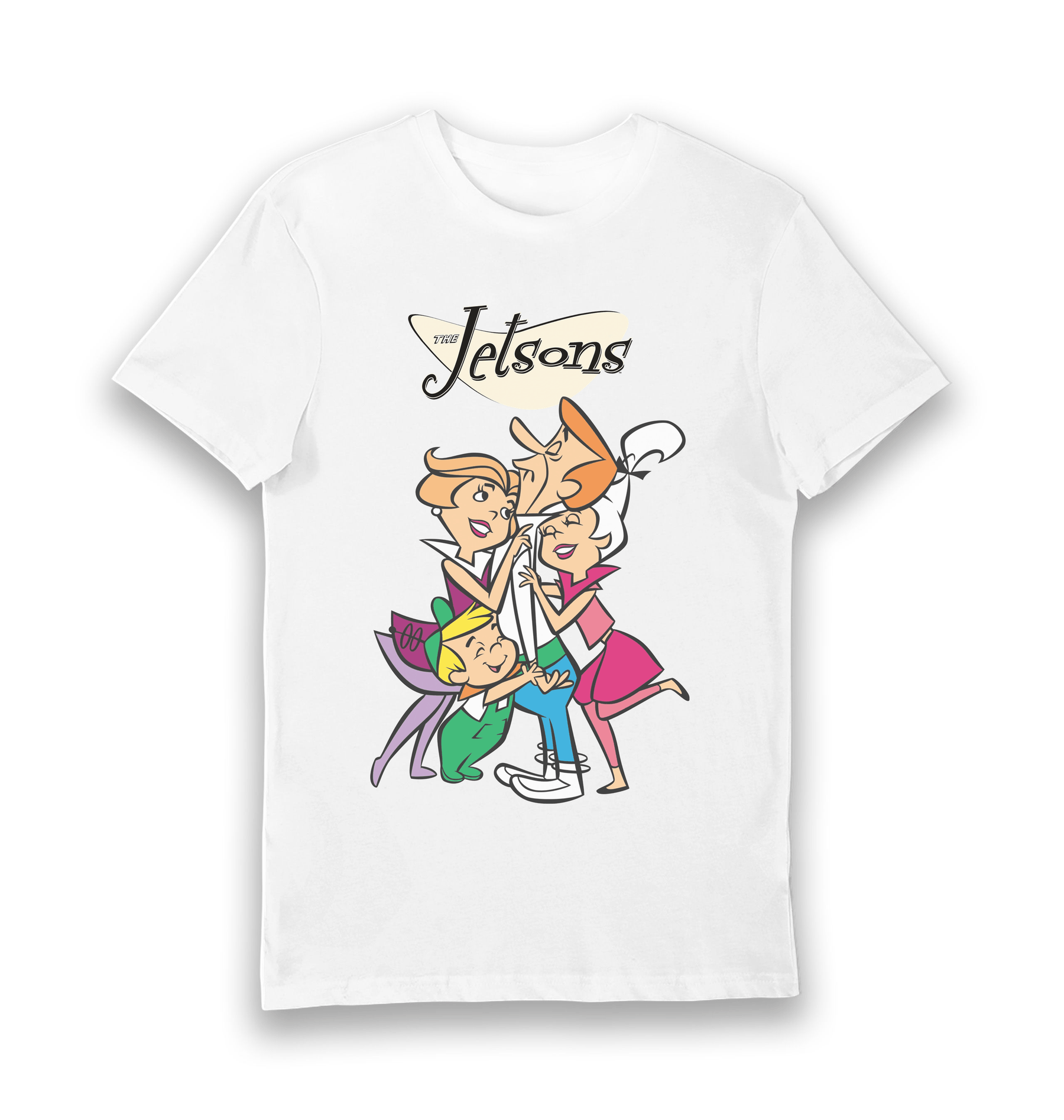 White Printed T-shirt Front