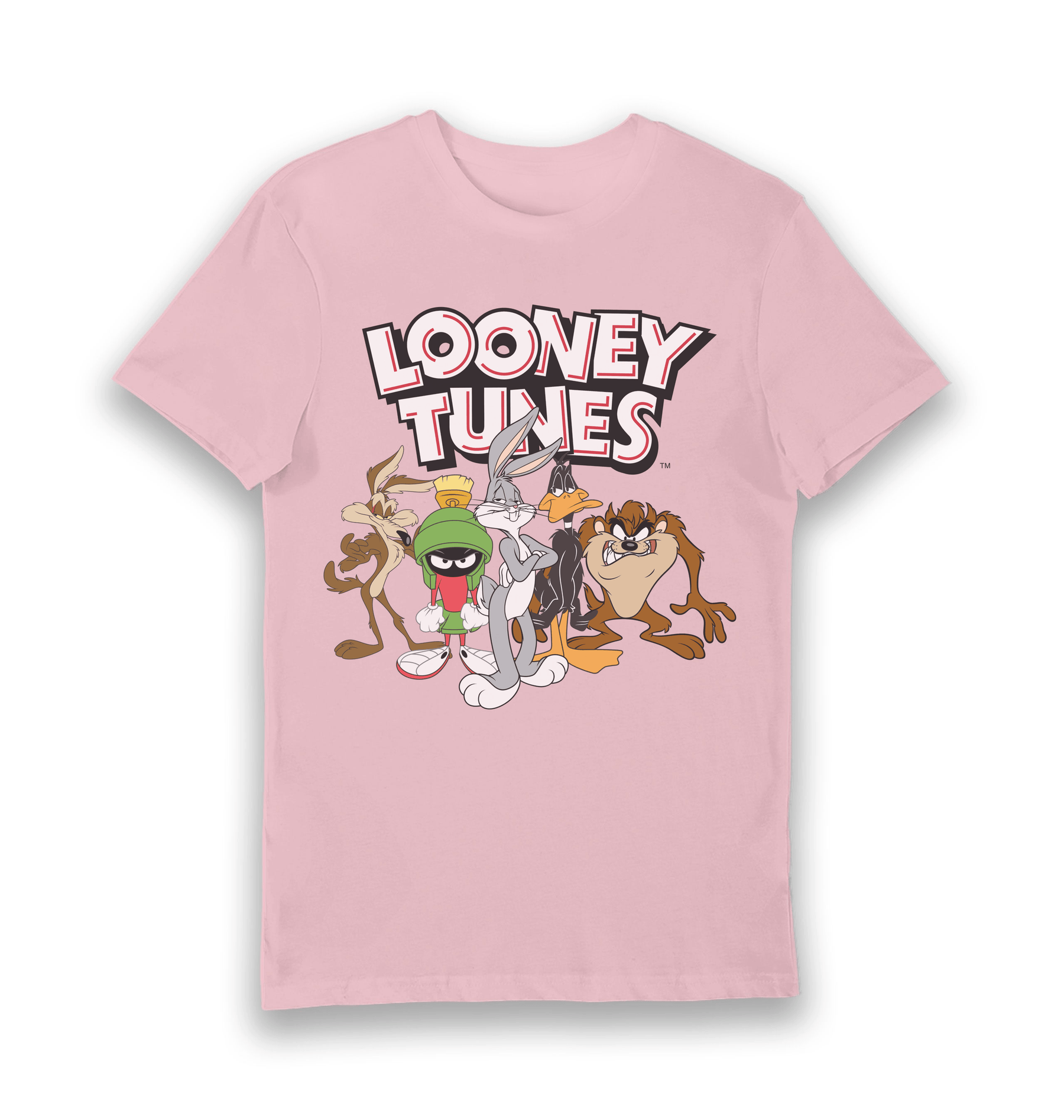 Pink Printed T-shirt Front