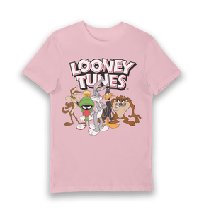 Pink Printed T-shirt Front