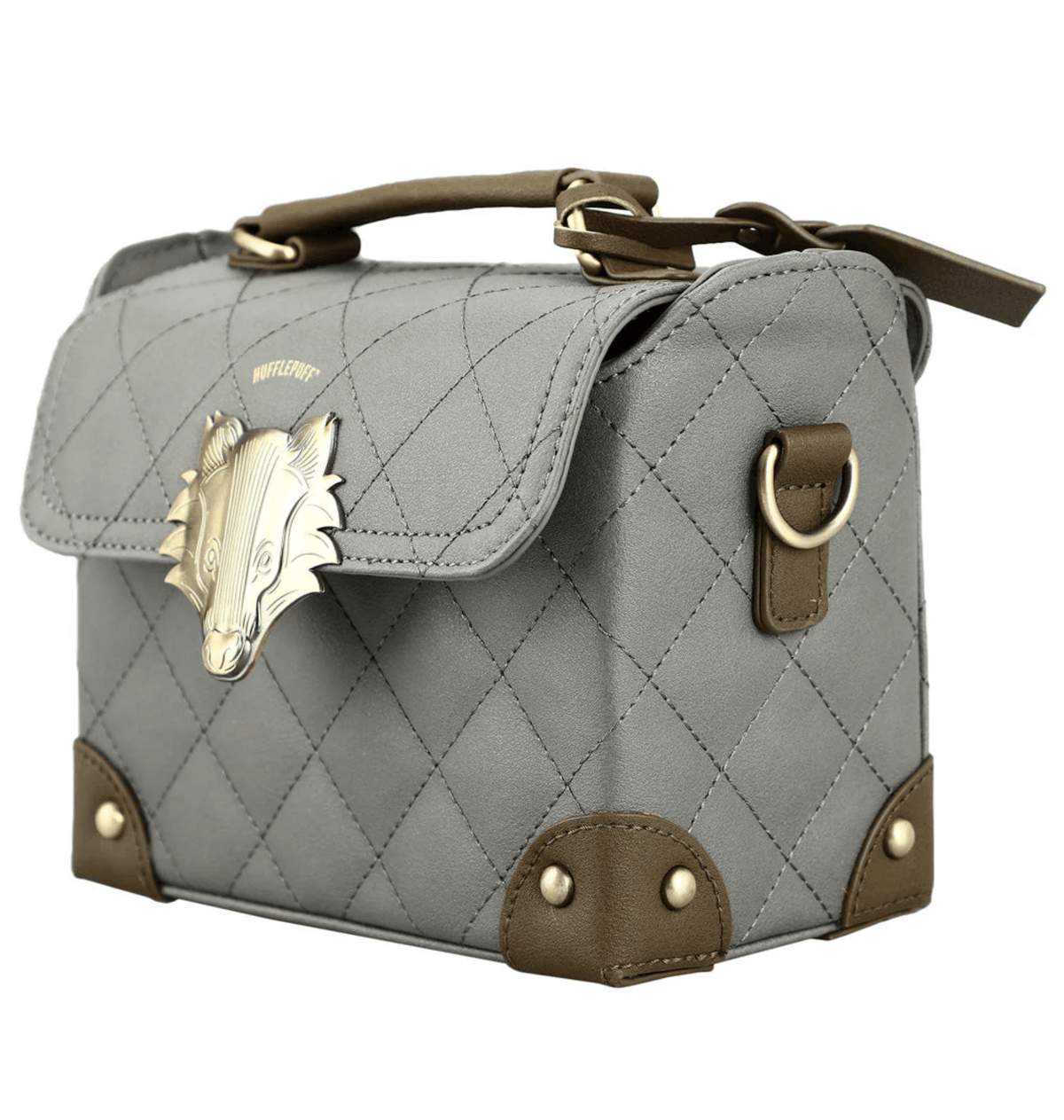 Grey Handbags Front